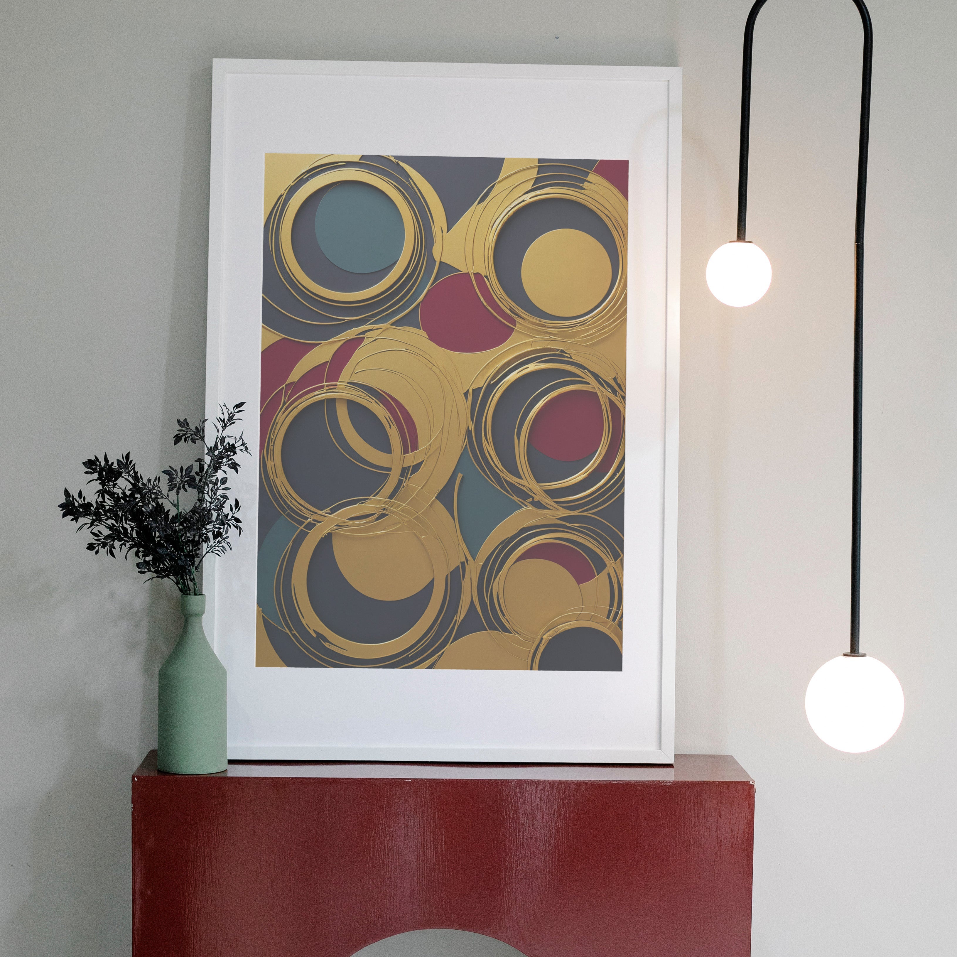 cuadros modernos - Impresión de Redemoinho Abstrato