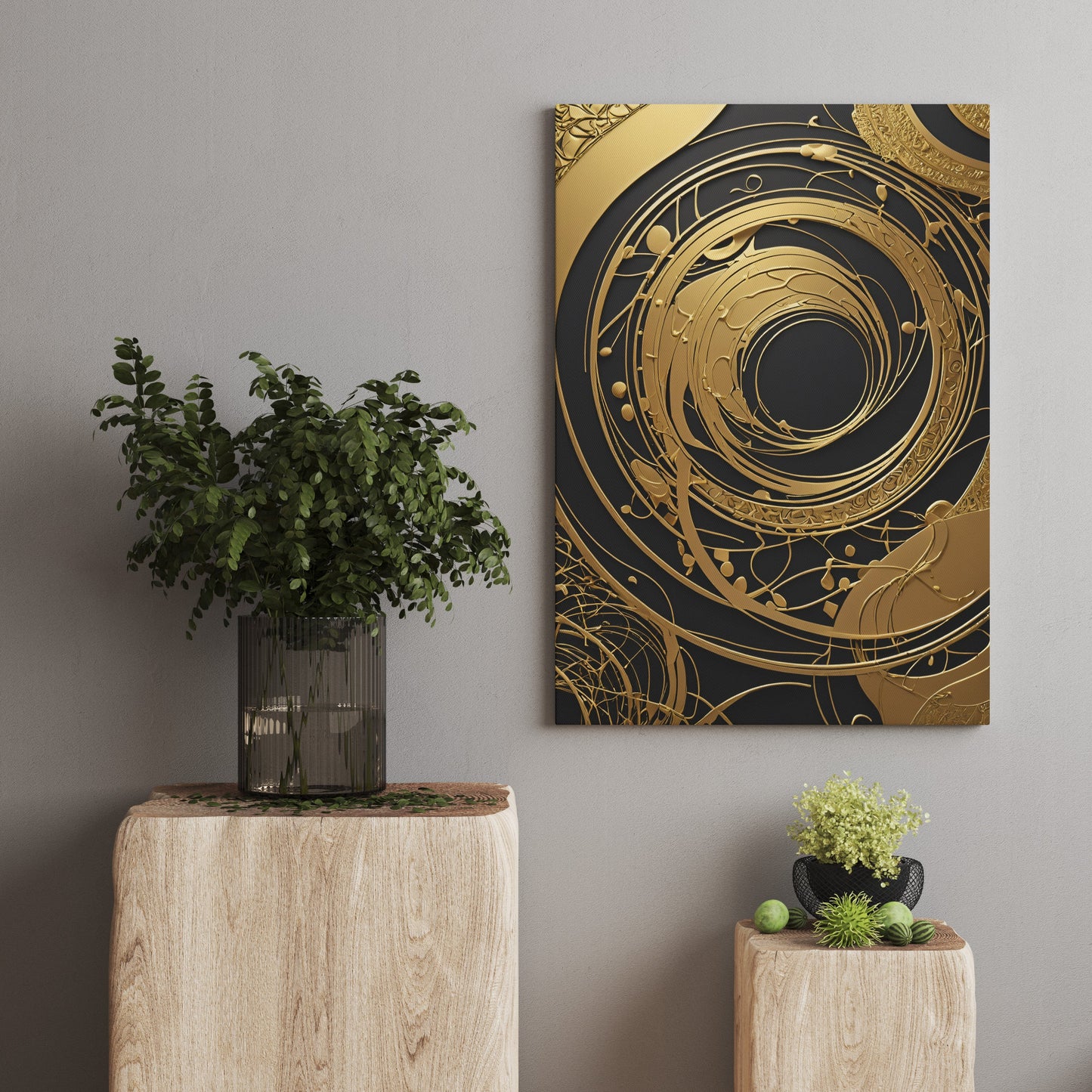 quadros com moldura - Impressão de Redemoinho Abstrato