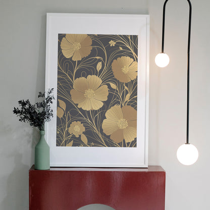 pôsteres decorativos - Estampa de redemoinho abstrato