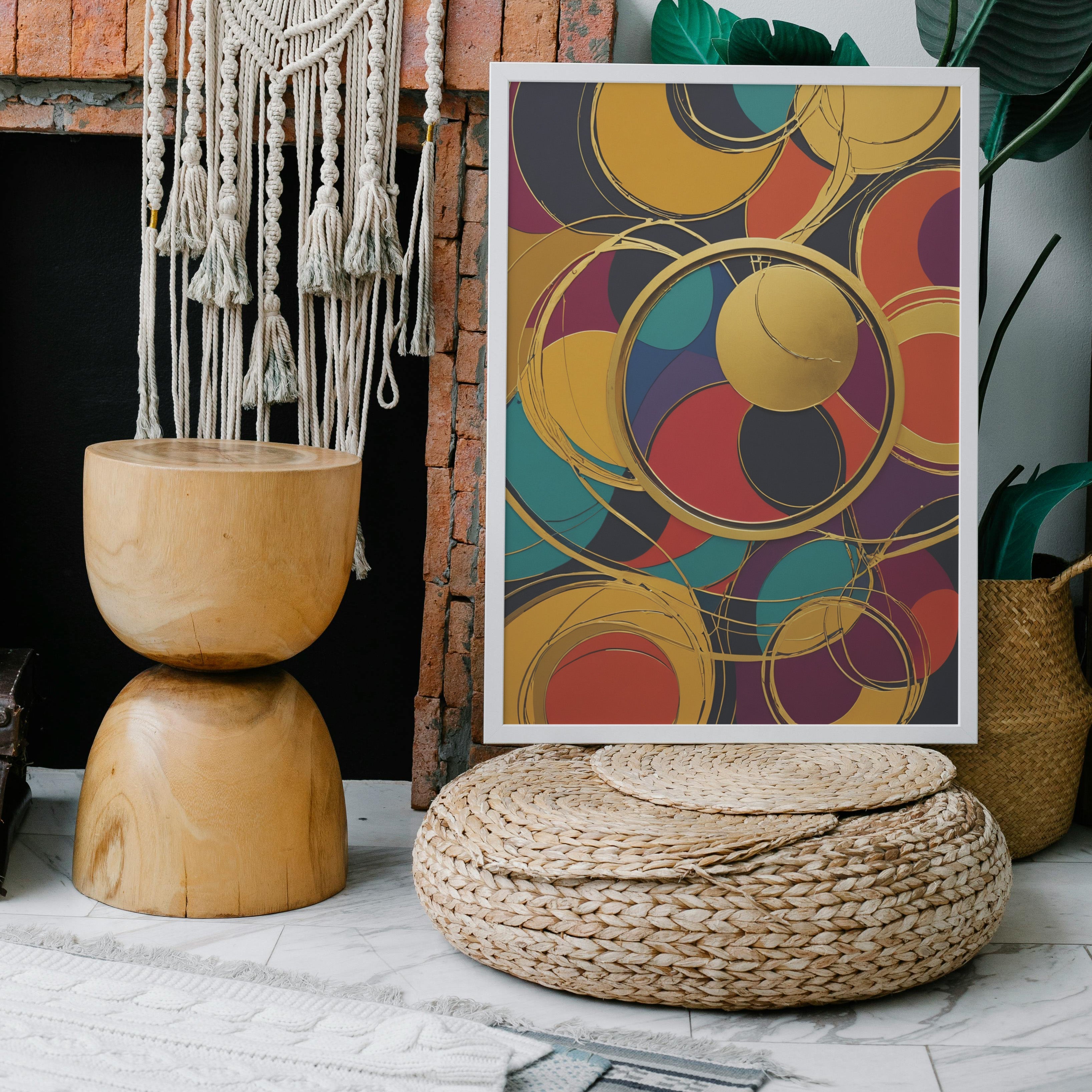 impresión en tela - Impresión de Redemoinho Abstrato