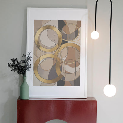 quadros para quarto - Impressão de Redemoinho Abstrato