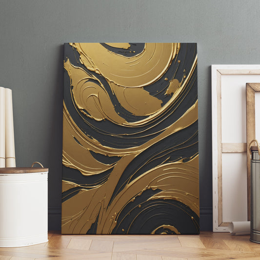 decoração de parede - Impressão de redemoinho abstrato