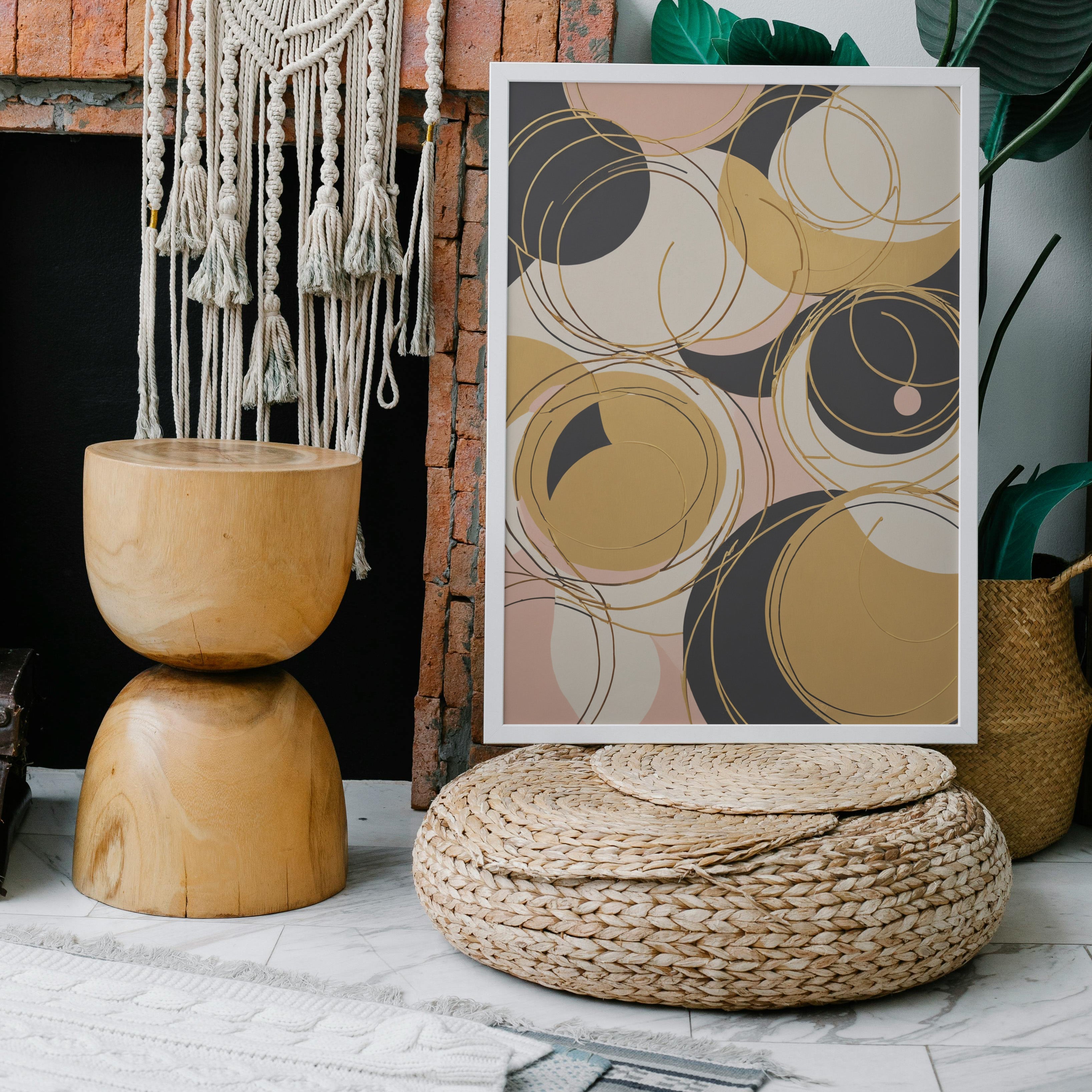 cuadros minimalistas - Impresión de Redemoinho Abstrato