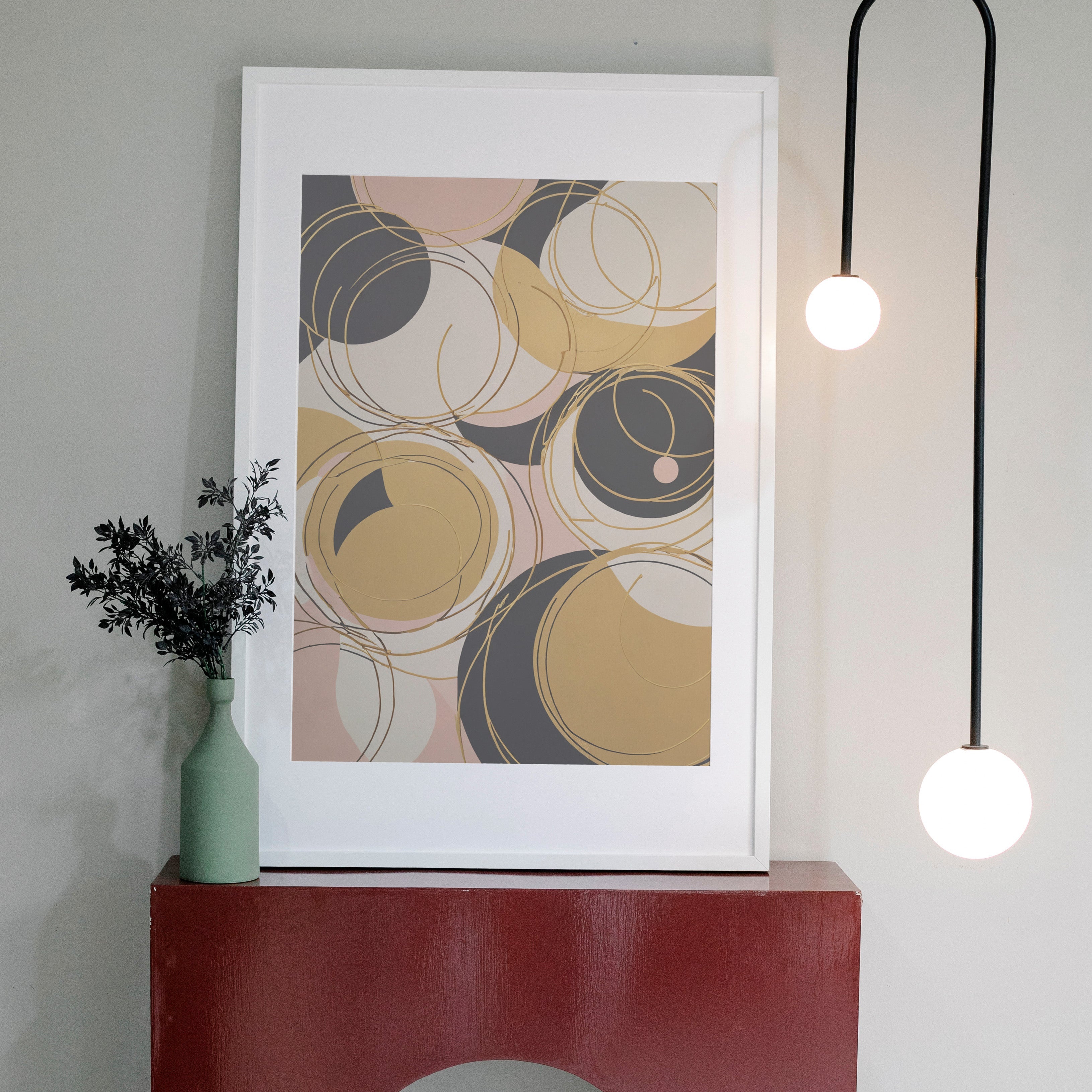 cuadros minimalistas - Impresión de Redemoinho Abstrato