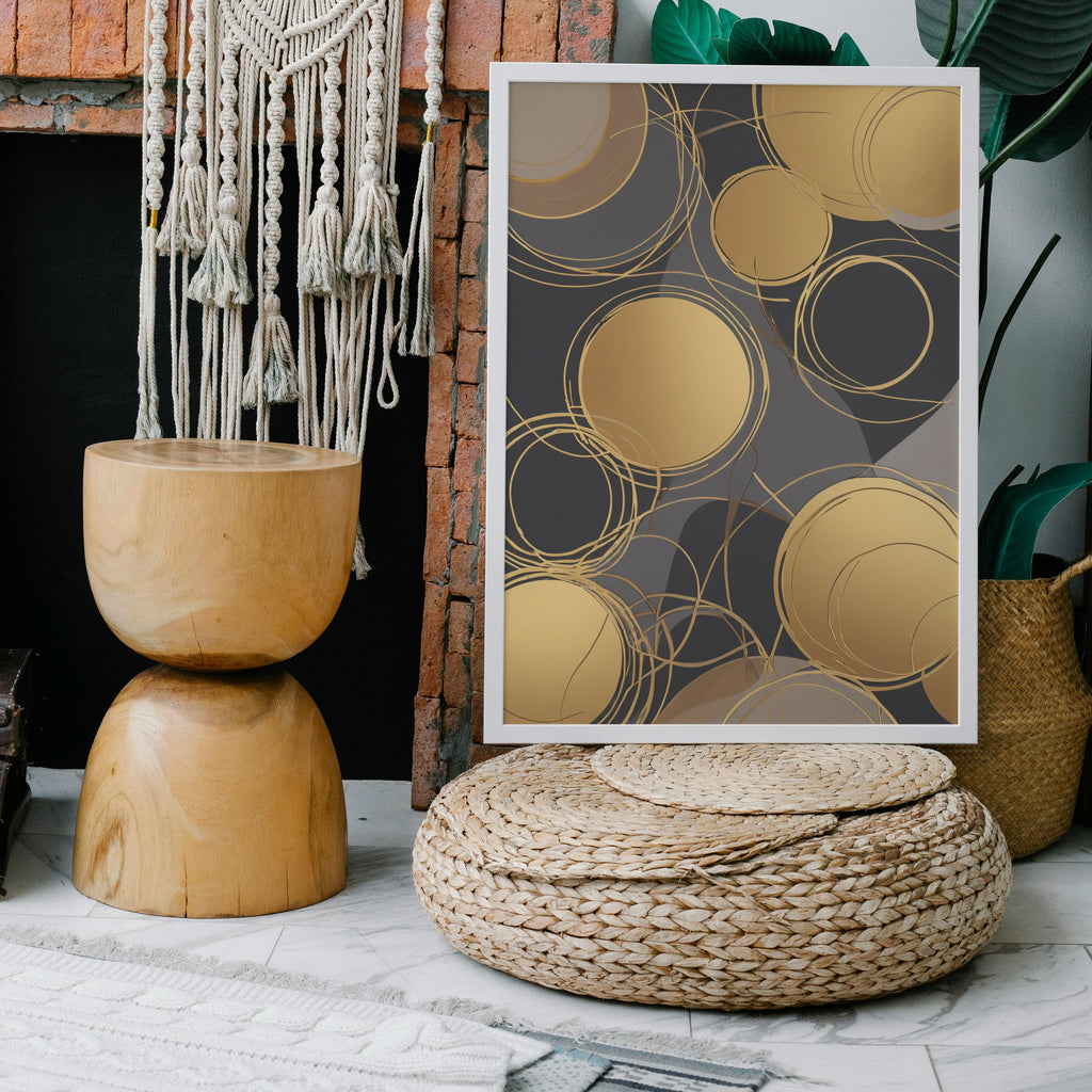 quadros abstratos - Impresión de redemoinho abstrato