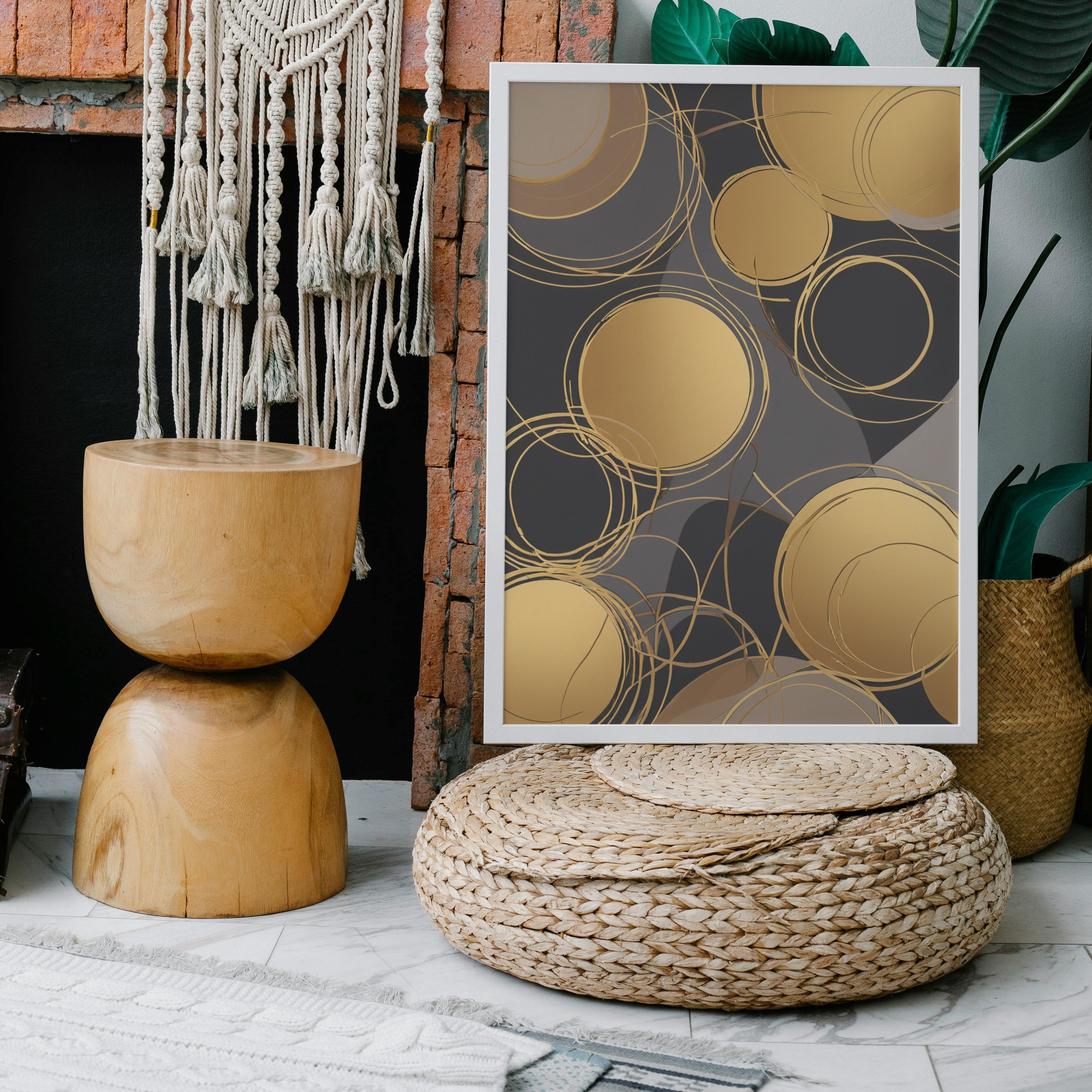 quadros abstratos - Impresión de redemoinho abstrato