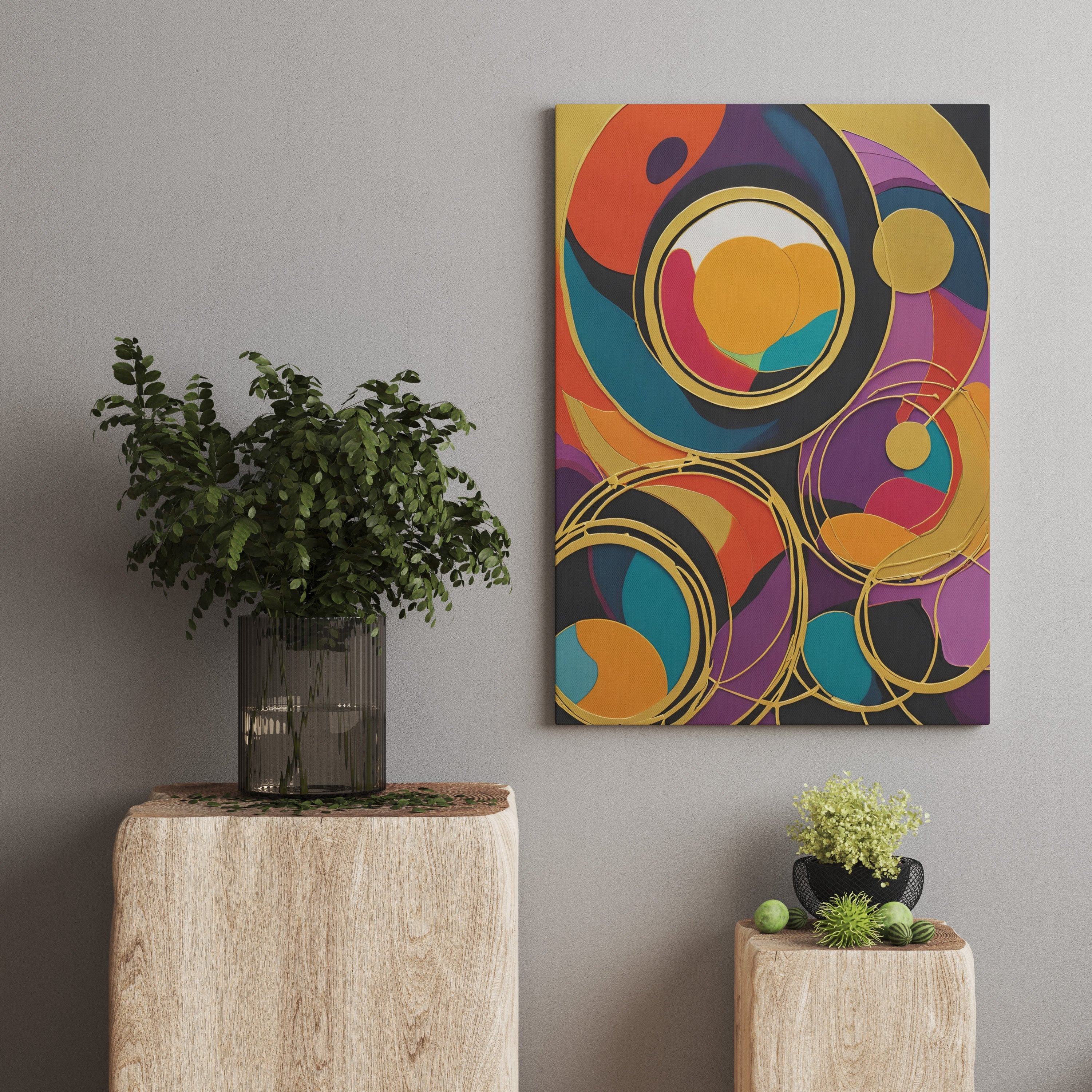 quadros escandinavos - Impresión de Redemoinho Abstrato