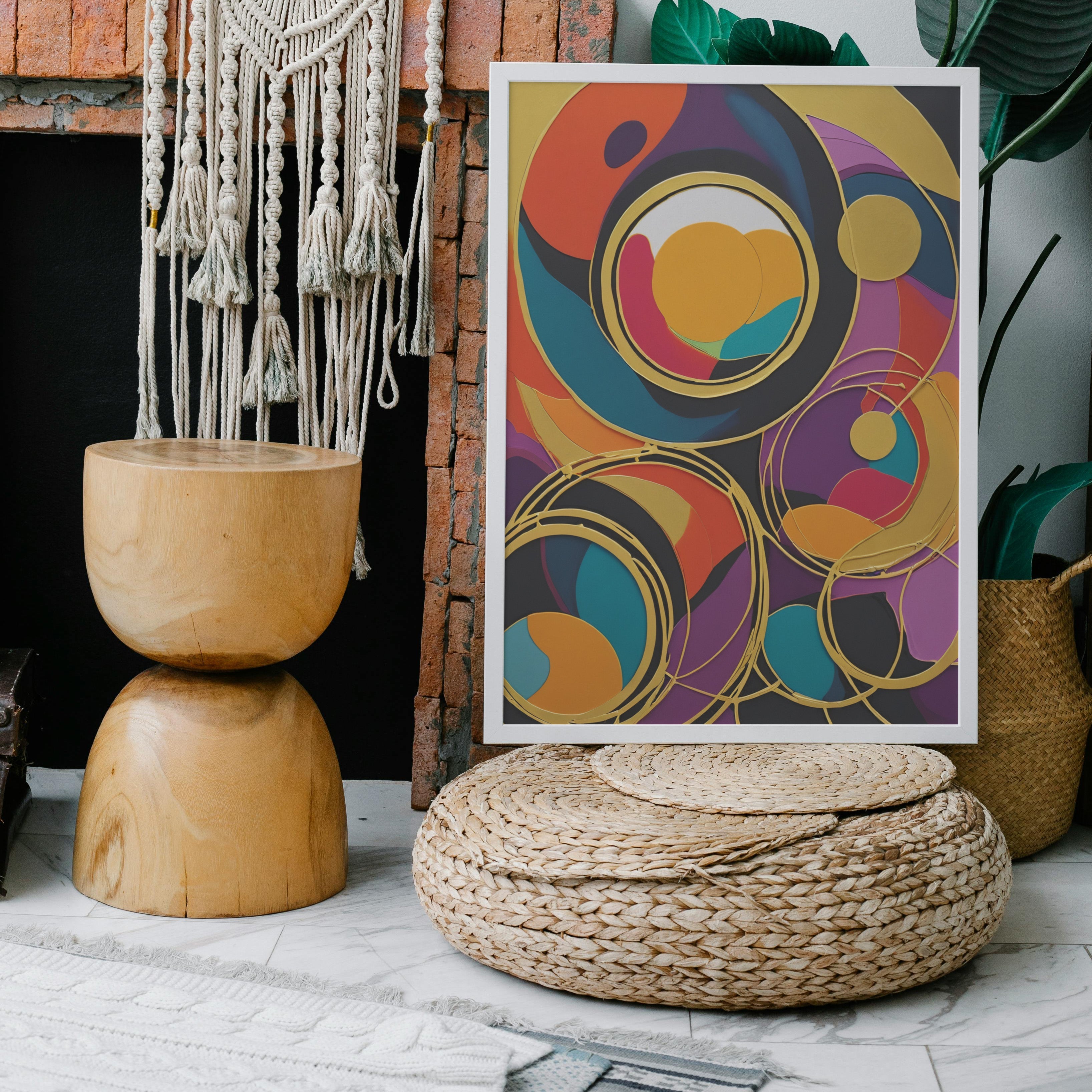 quadros escandinavos - Impresión de Redemoinho Abstrato