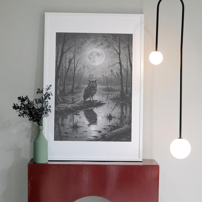 quadros modernos - Impressão artística a carvão