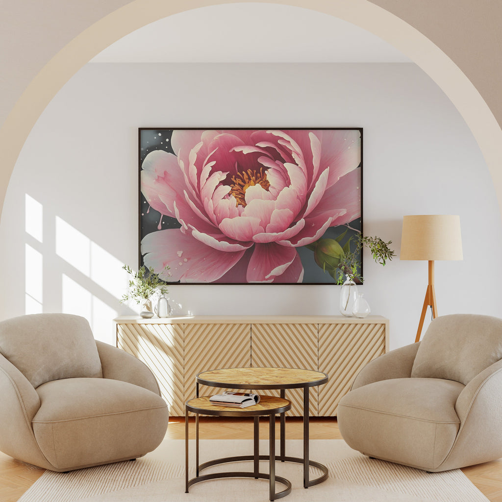 decoración con cuadros - Arte Floral Abstrata