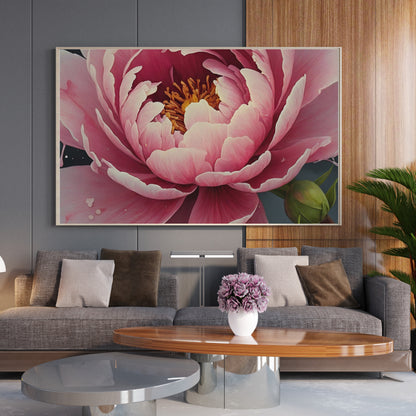 decoração com quadros - Arte Floral Abstrata