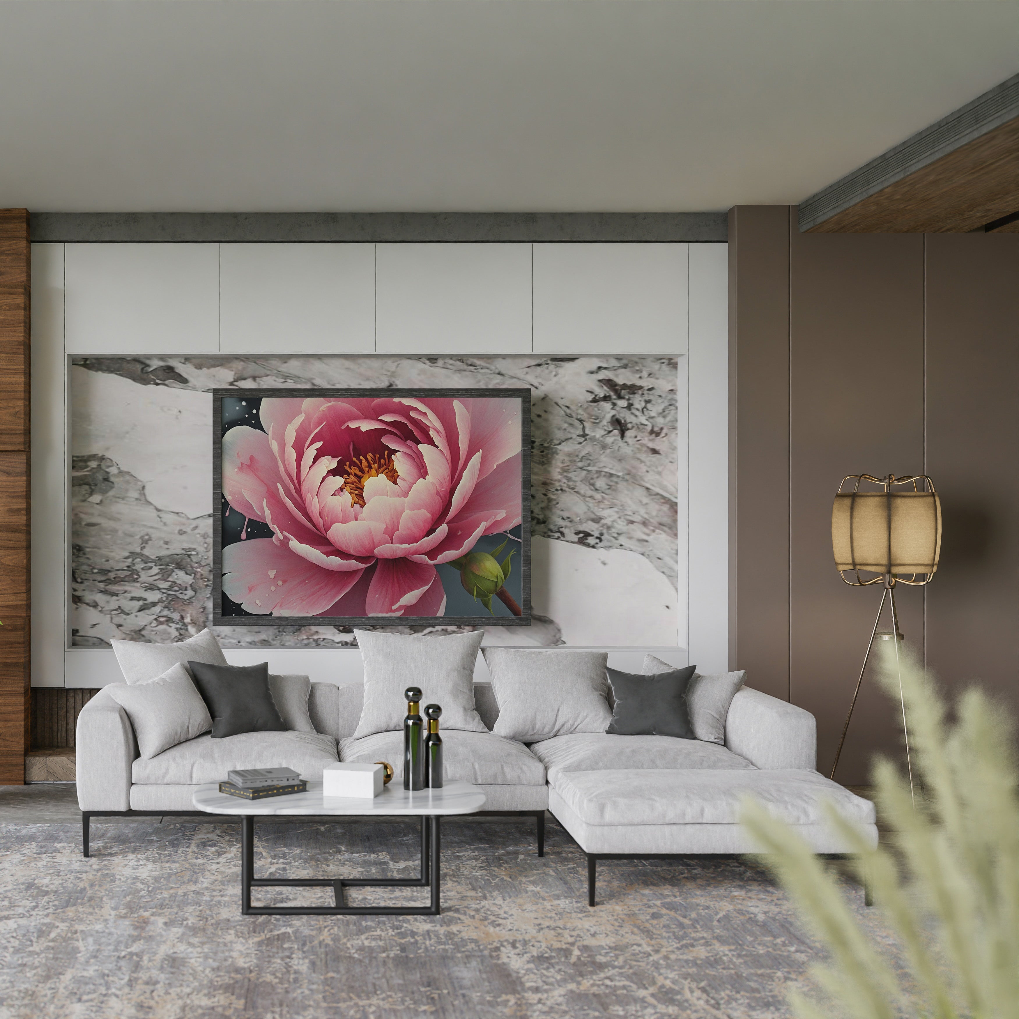 decoración con cuadros - Arte Floral Abstrata