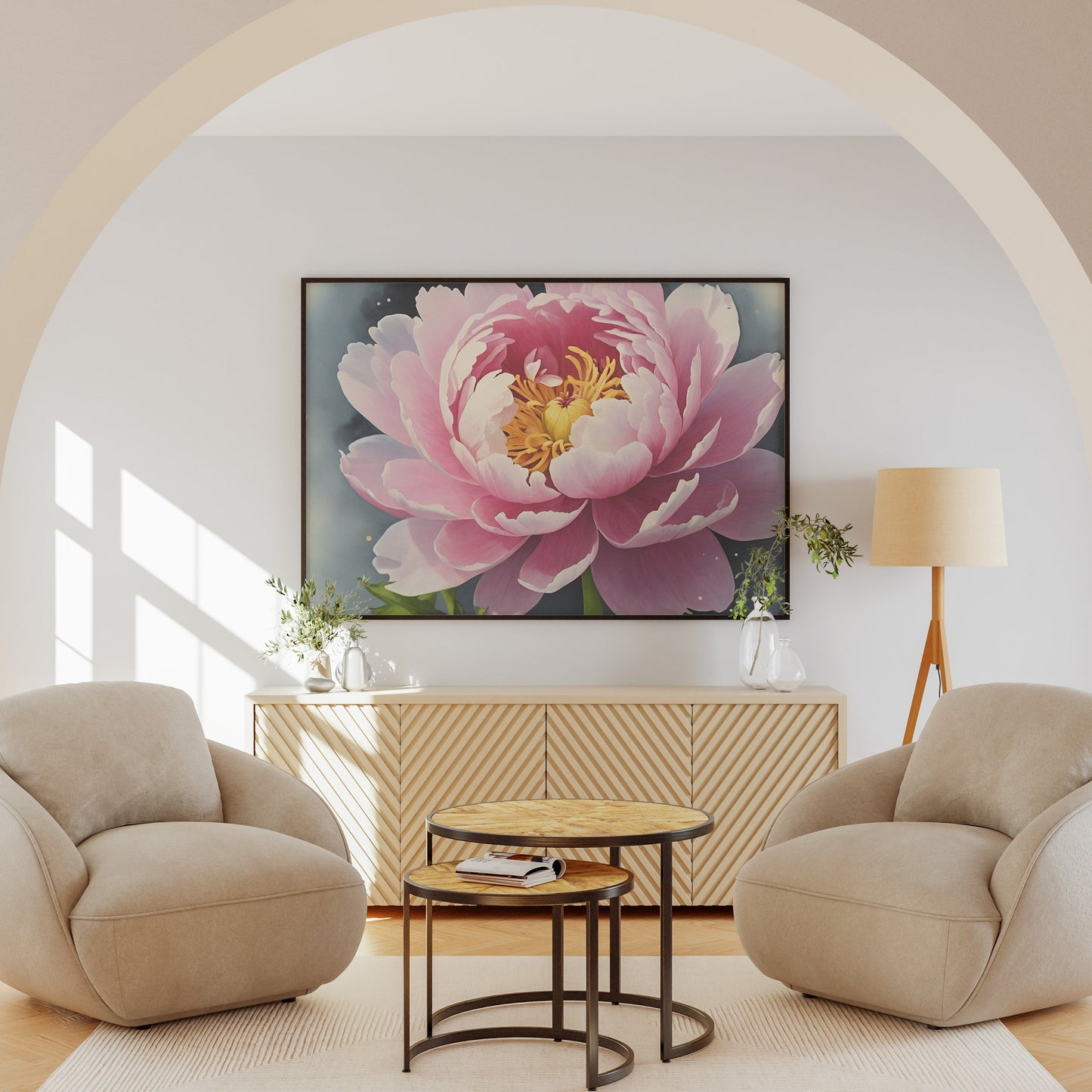 arte de parede - Arte Floral Abstrata