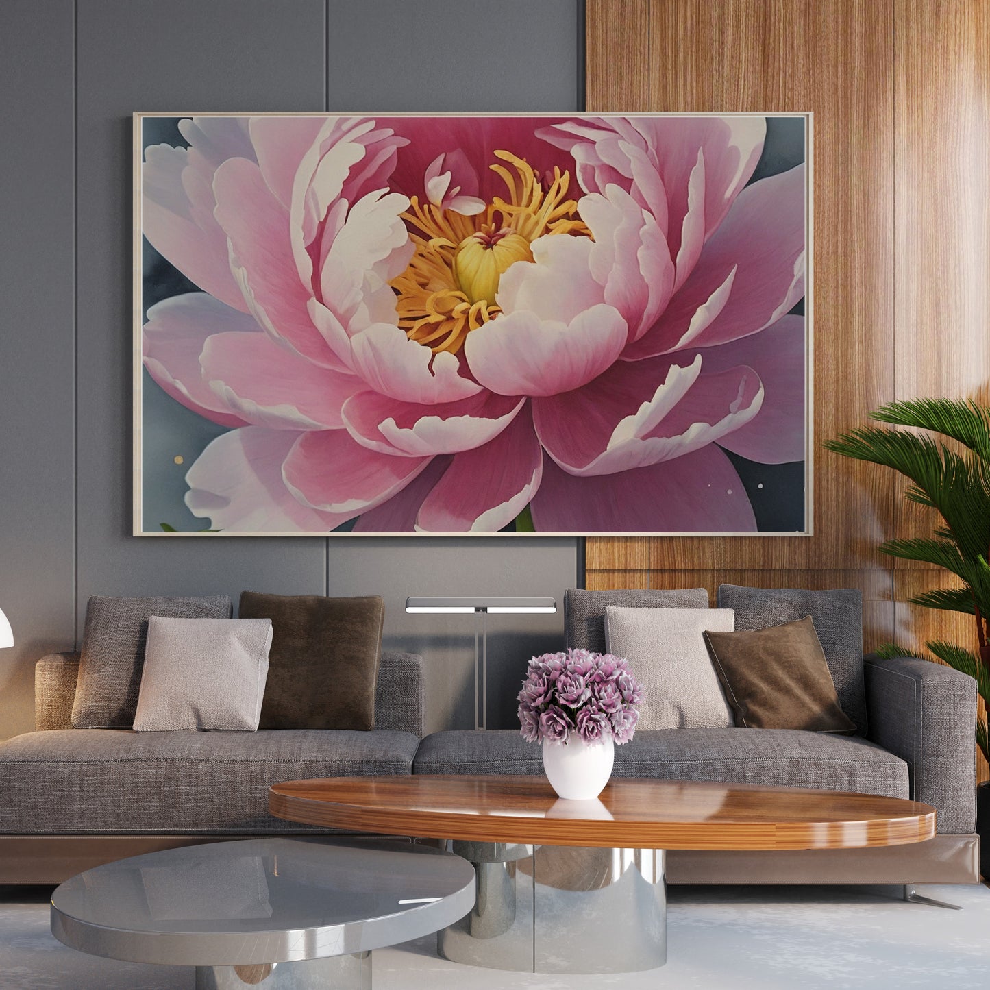 arte de parede - Arte Floral Abstrata