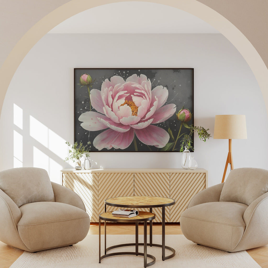 cuadros para sala - Arte Floral Abstrata