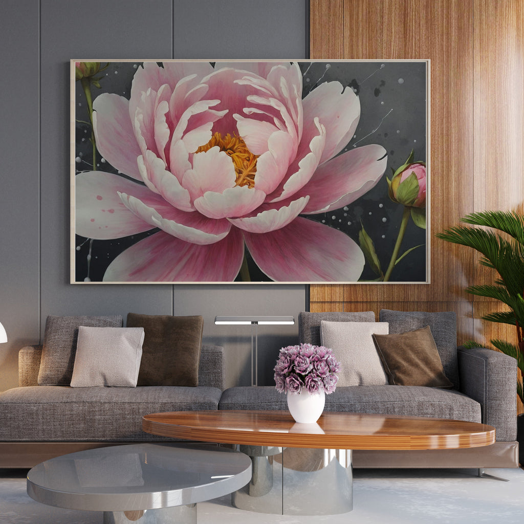 cuadros para sala - Arte Floral Abstrata