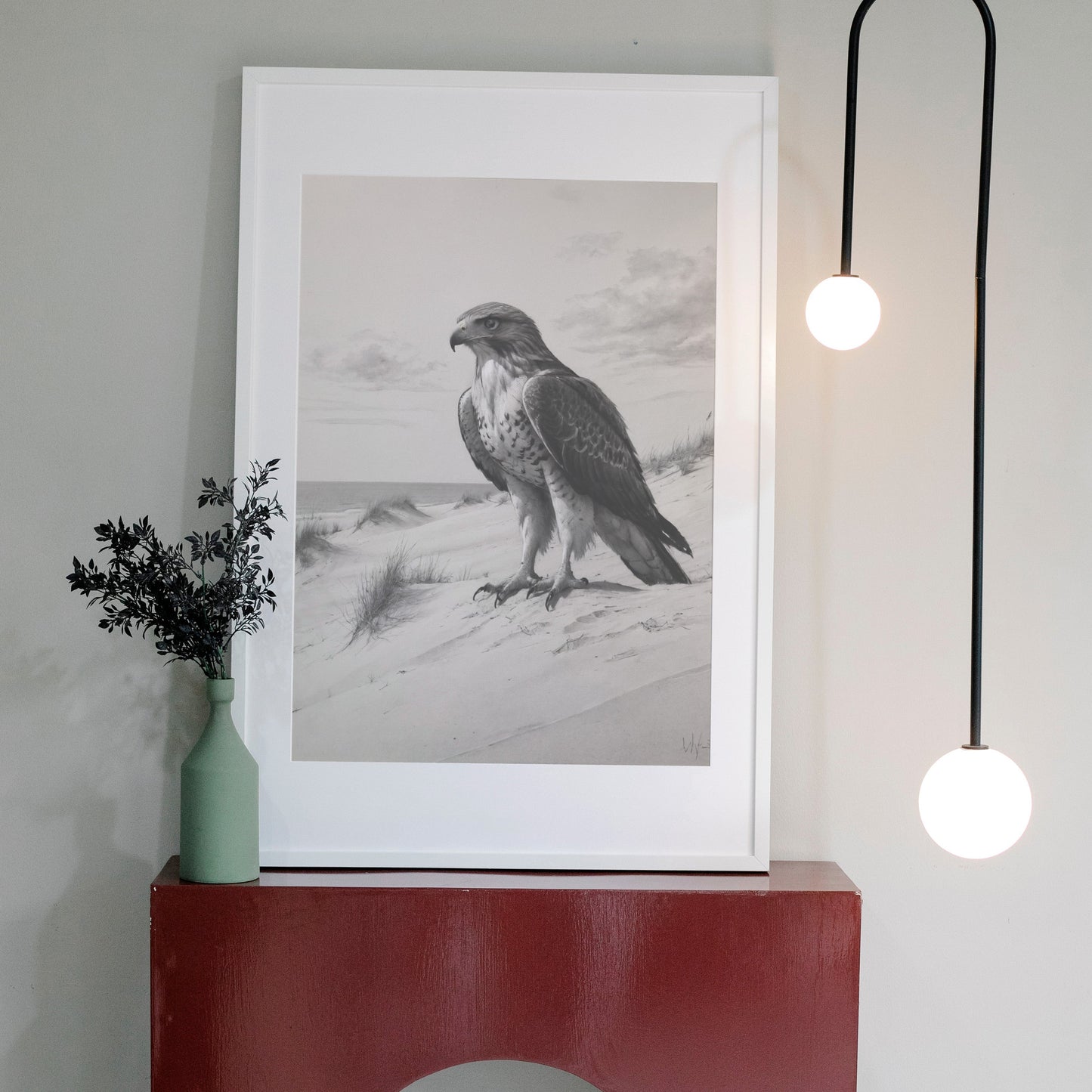 quadros com moldura - Impressão artística em carvão