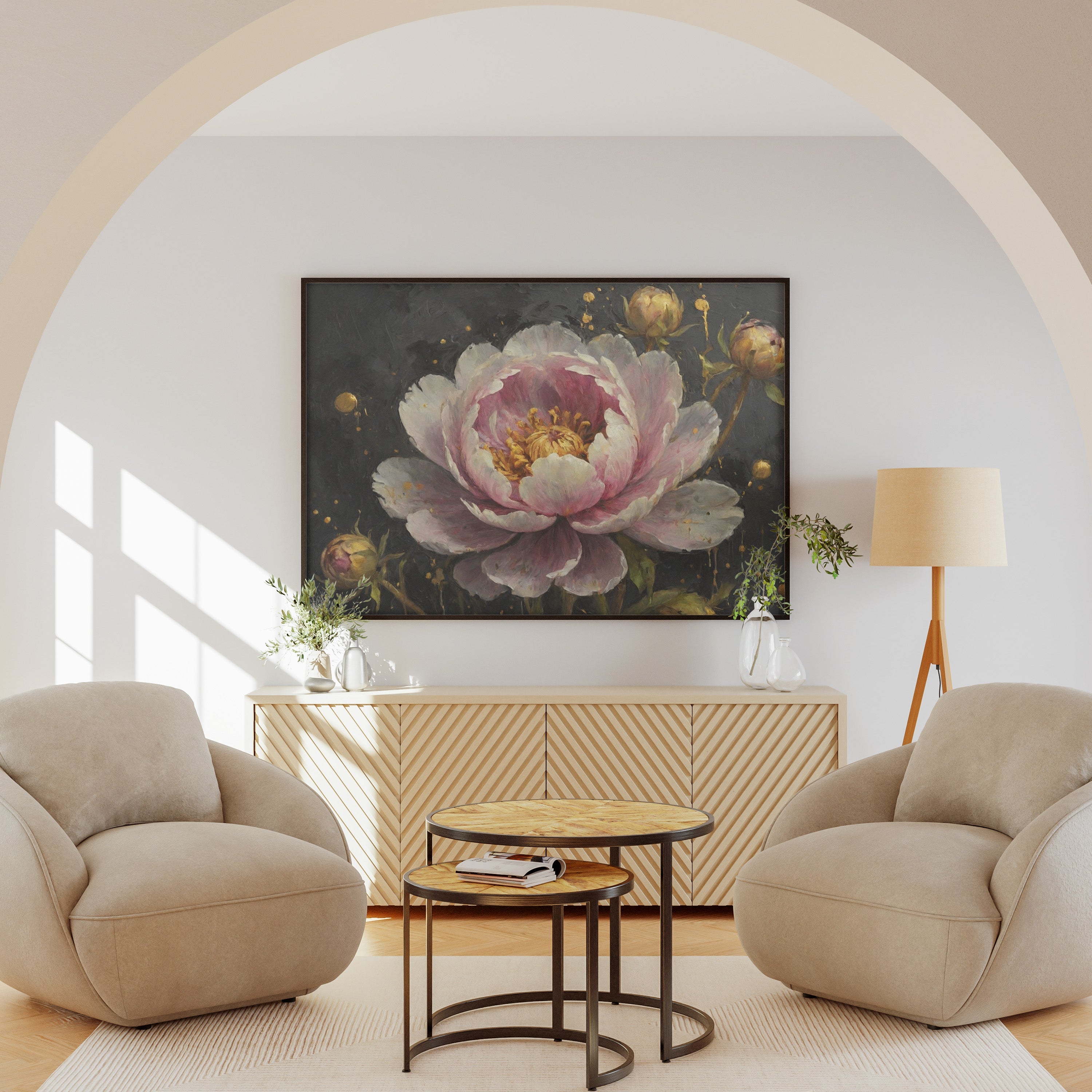 cuadros modernos - Arte Floral Abstrata