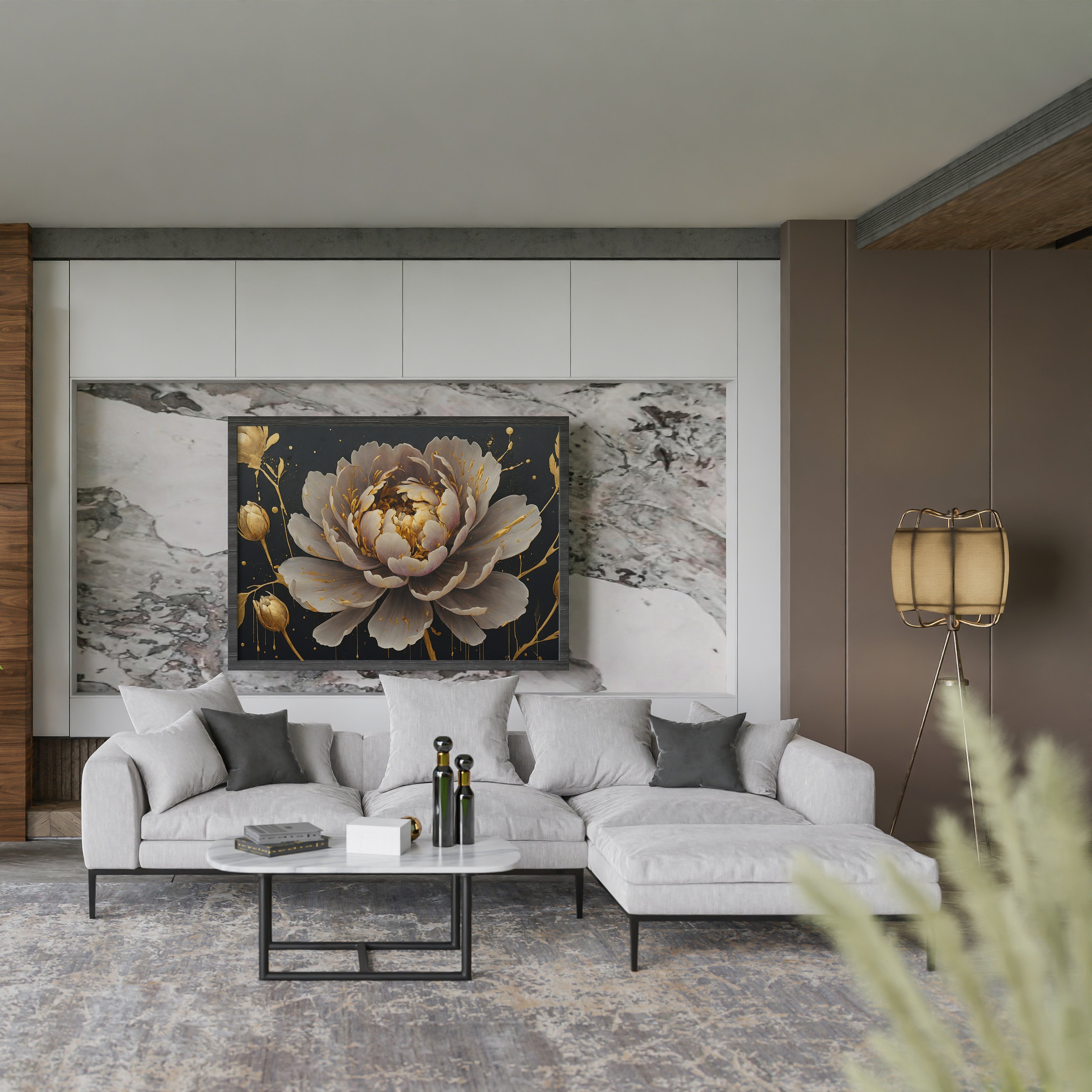 carteles decorativos - Arte Floral Abstrata