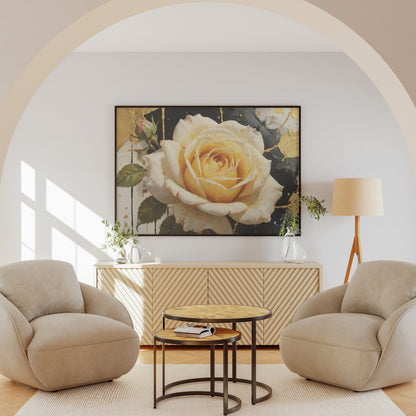 quadros para quarto - Arte Floral Abstrata