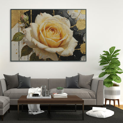 quadros para quarto - Arte Floral Abstrata
