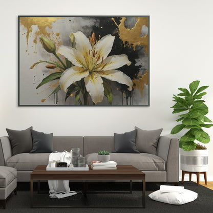 decoração de parede - Arte Floral Abstrata