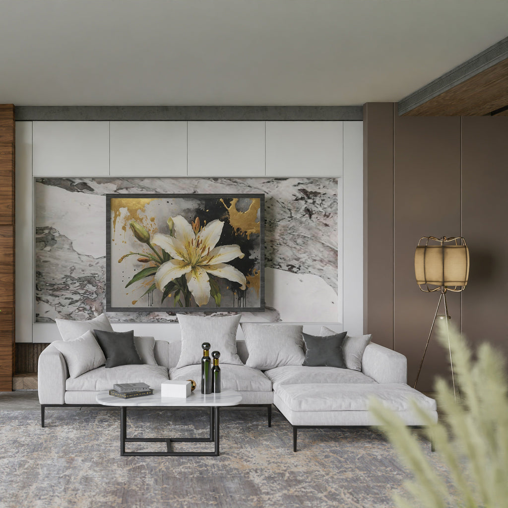 decoración de pared - Arte Floral Abstrata