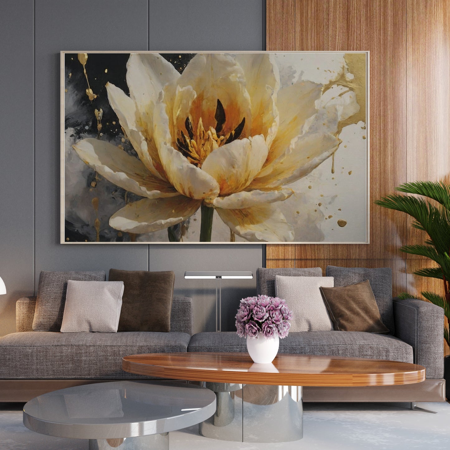 pôsteres decorativos - Arte Floral Abstrata