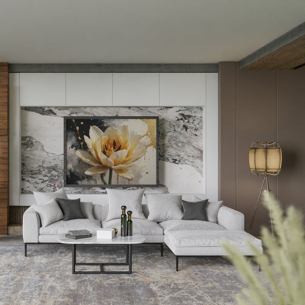 carteles decorativos - Arte Floral Abstrata