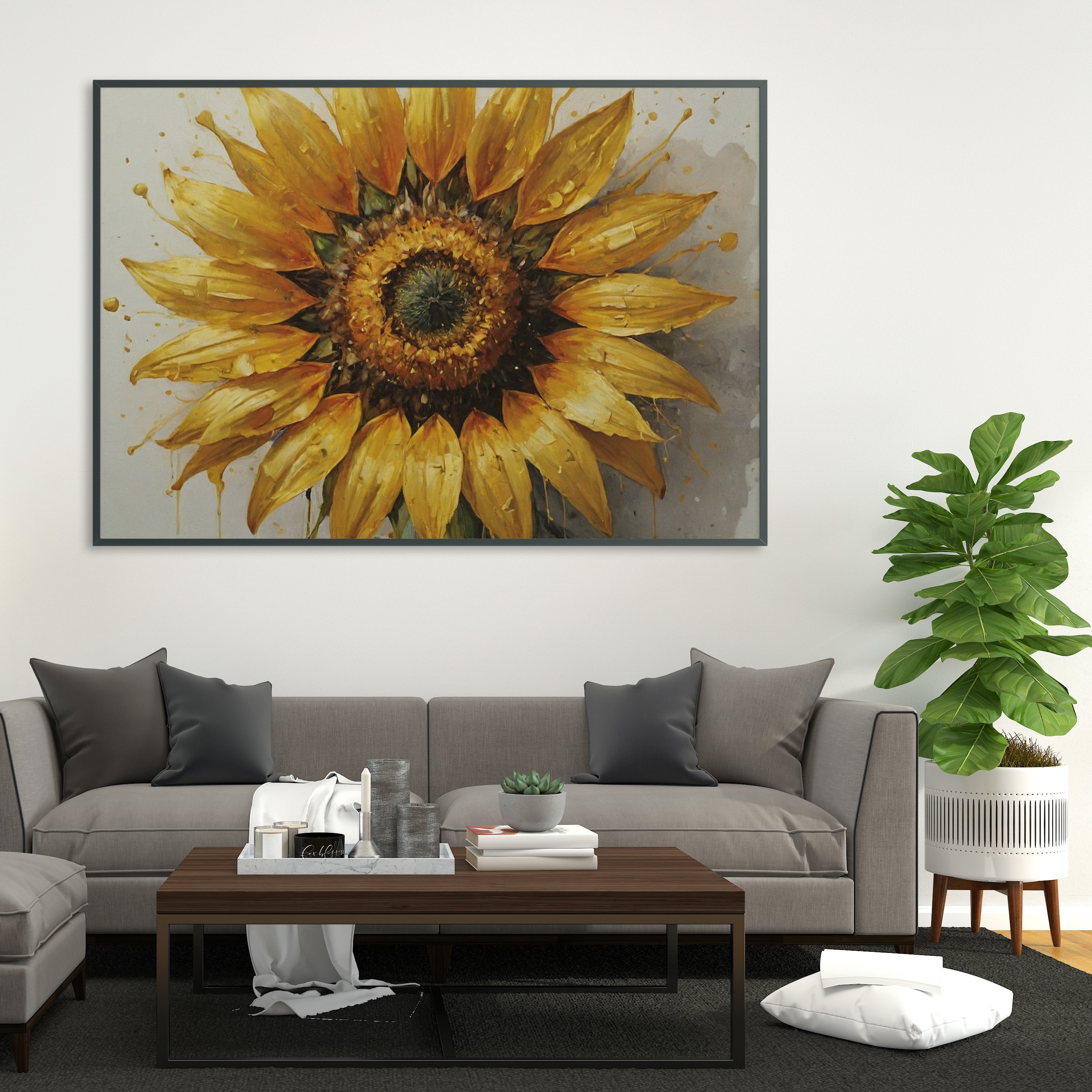 cuadros minimalistas - Arte Floral Abstrata