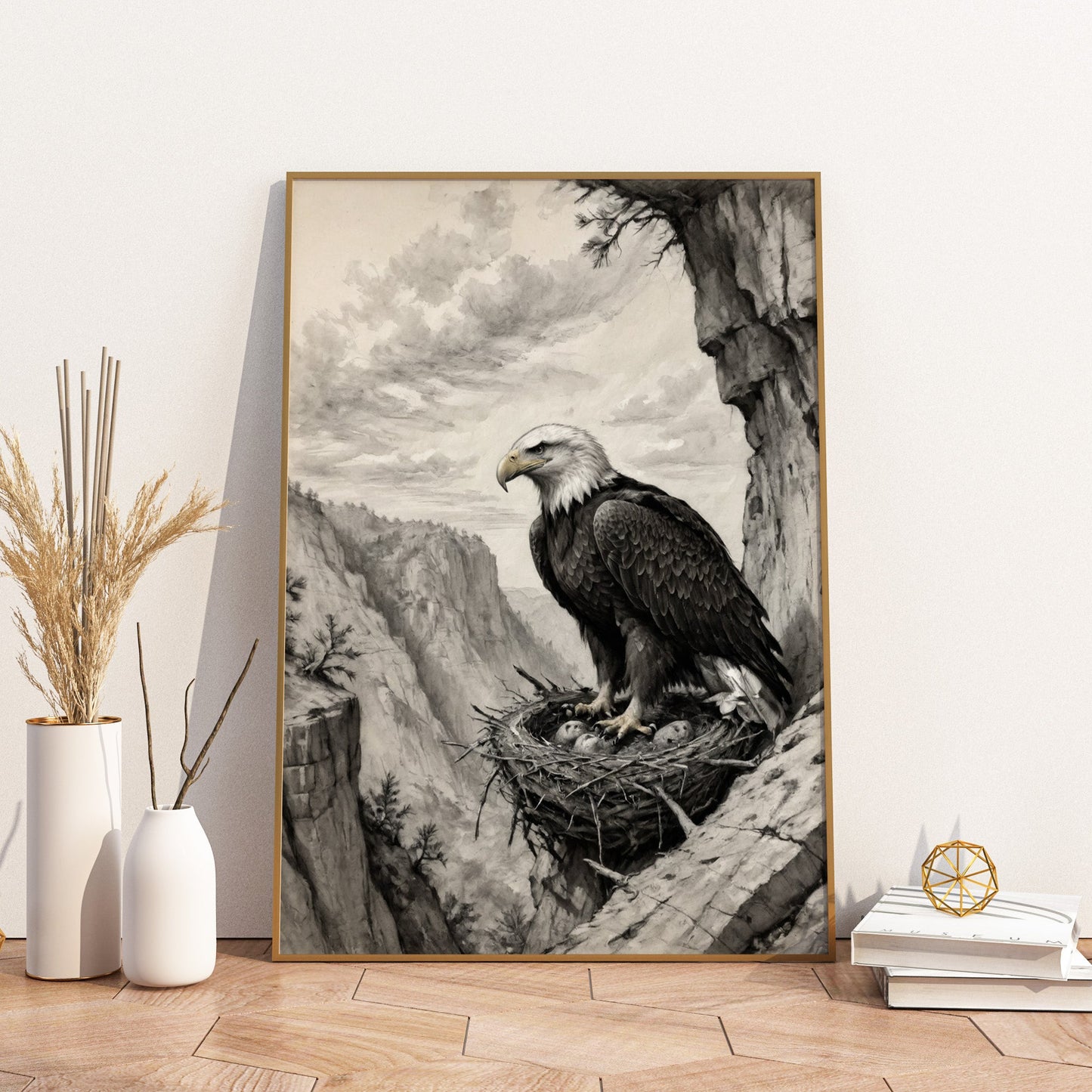 quadros para quarto - Impressão de arte em carvão