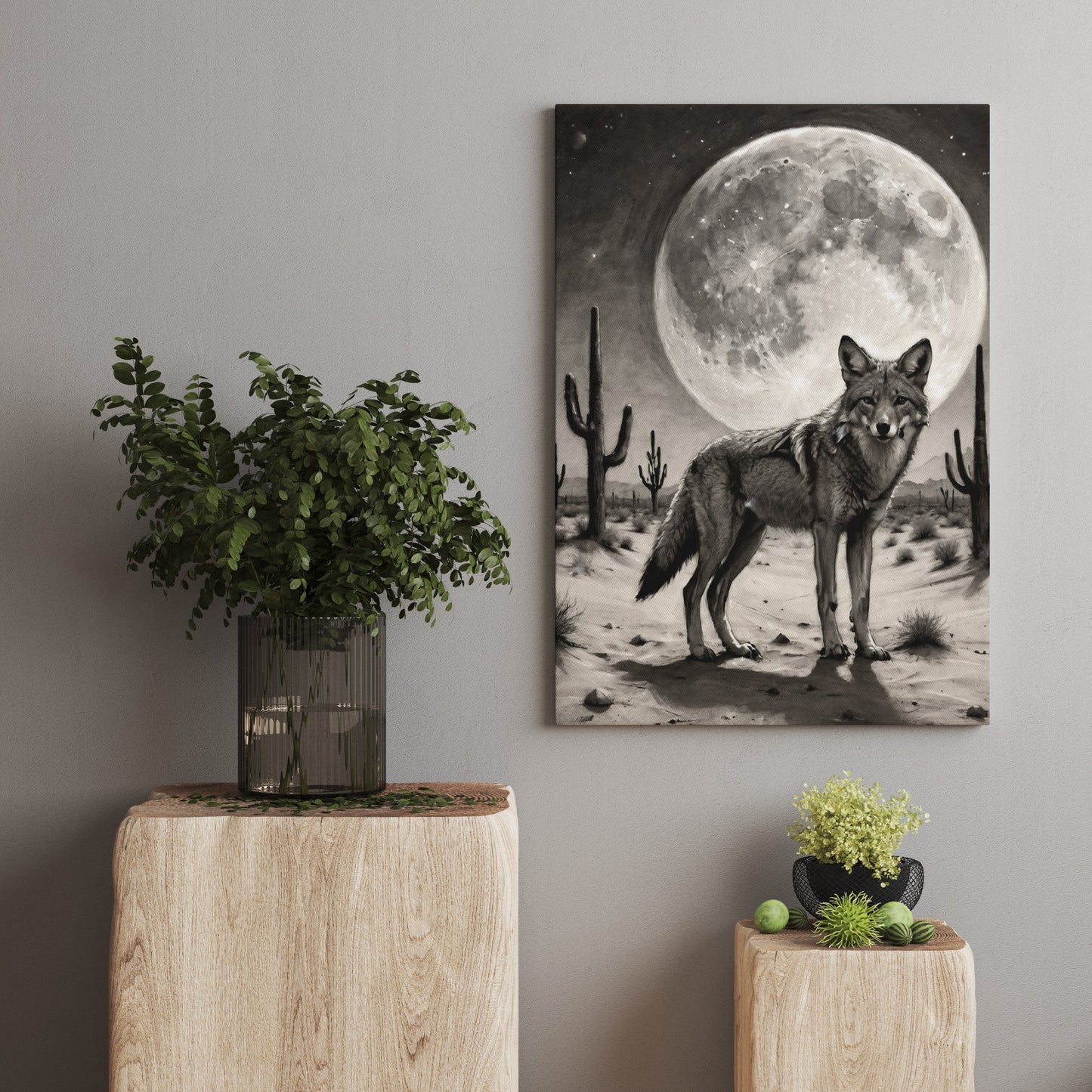 decoração de parede - Impressão artística a carvão