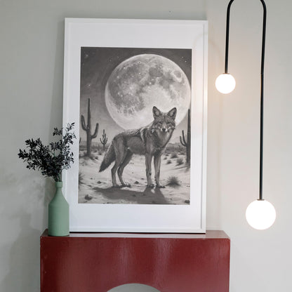 decoração de parede - Impressão artística a carvão