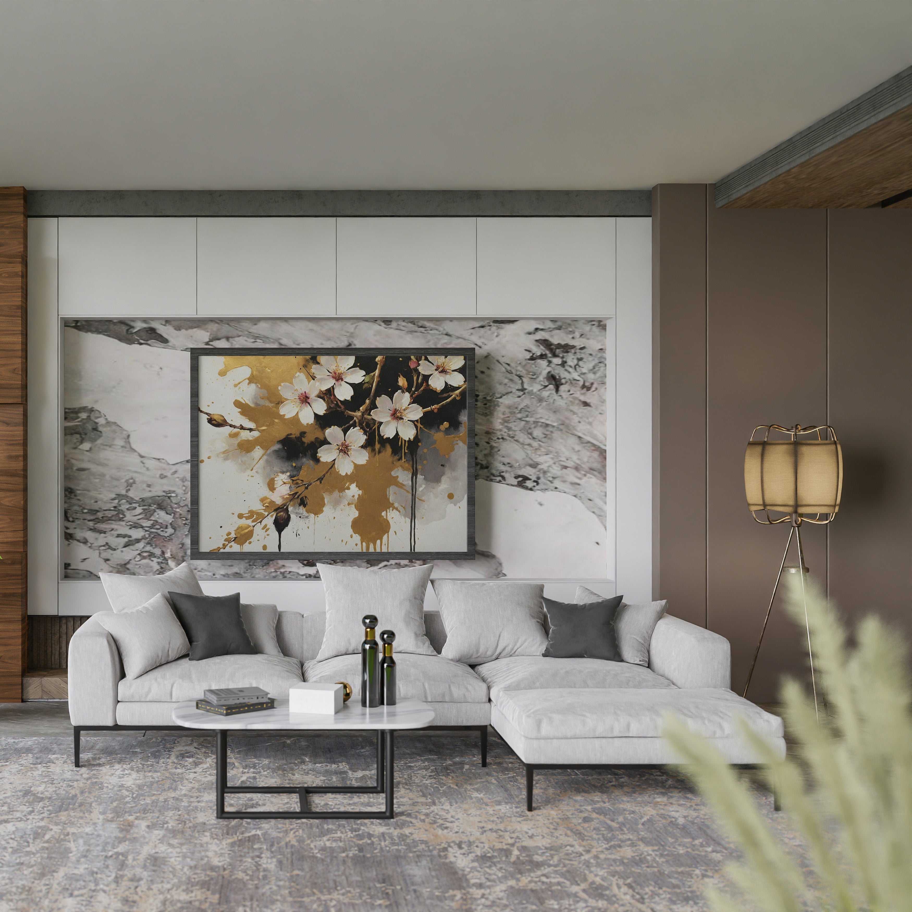 cuadros vintage - Arte Floral Abstrata