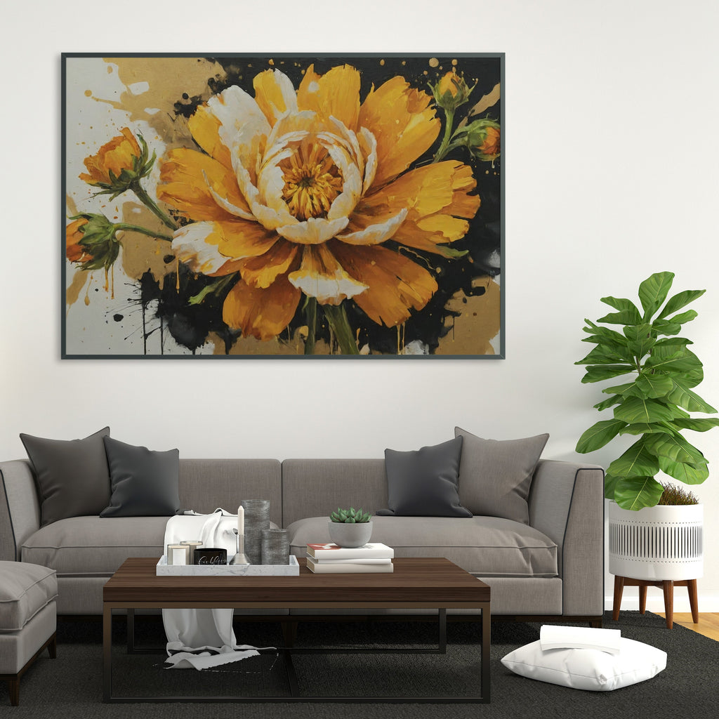 galería de cuadros - Arte floral abstracto