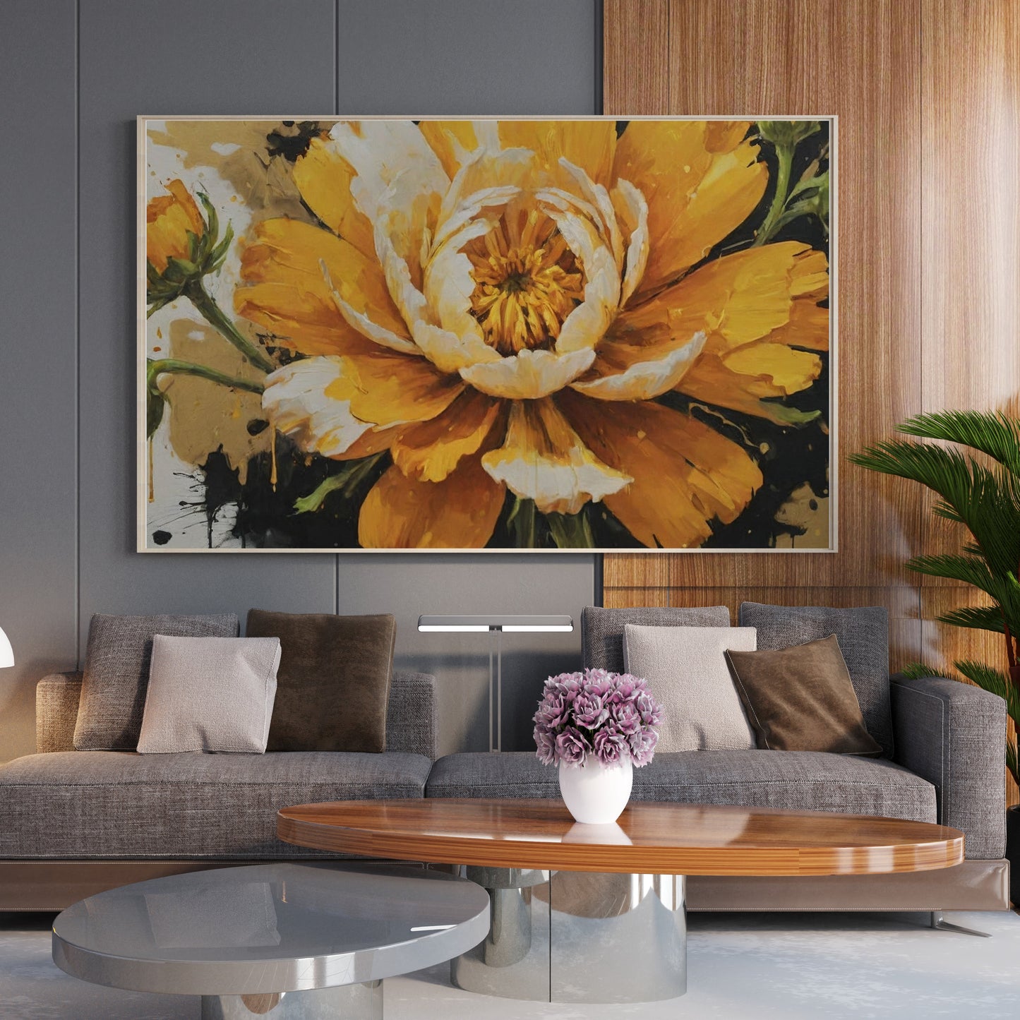 galeria de quadros - Arte floral abstrata
