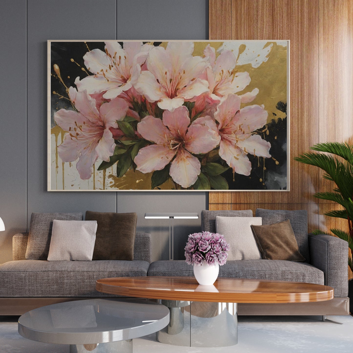 arte de parede - Arte Floral Abstrata