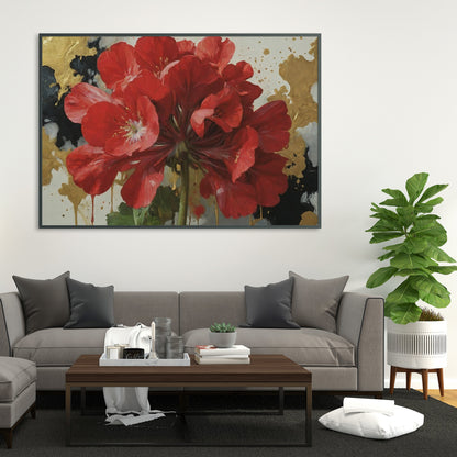 quadros para sala - Arte Floral Abstrata