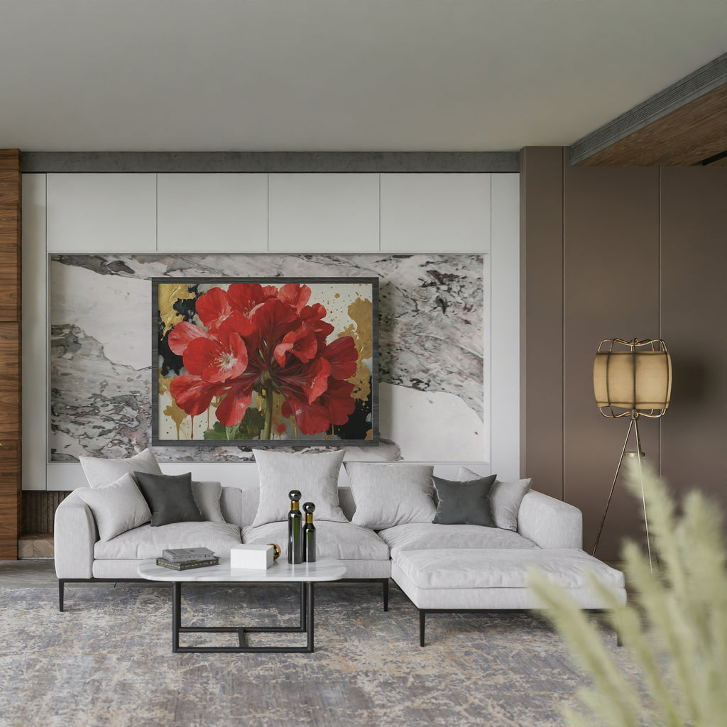 cuadros para sala - Arte Floral Abstrata