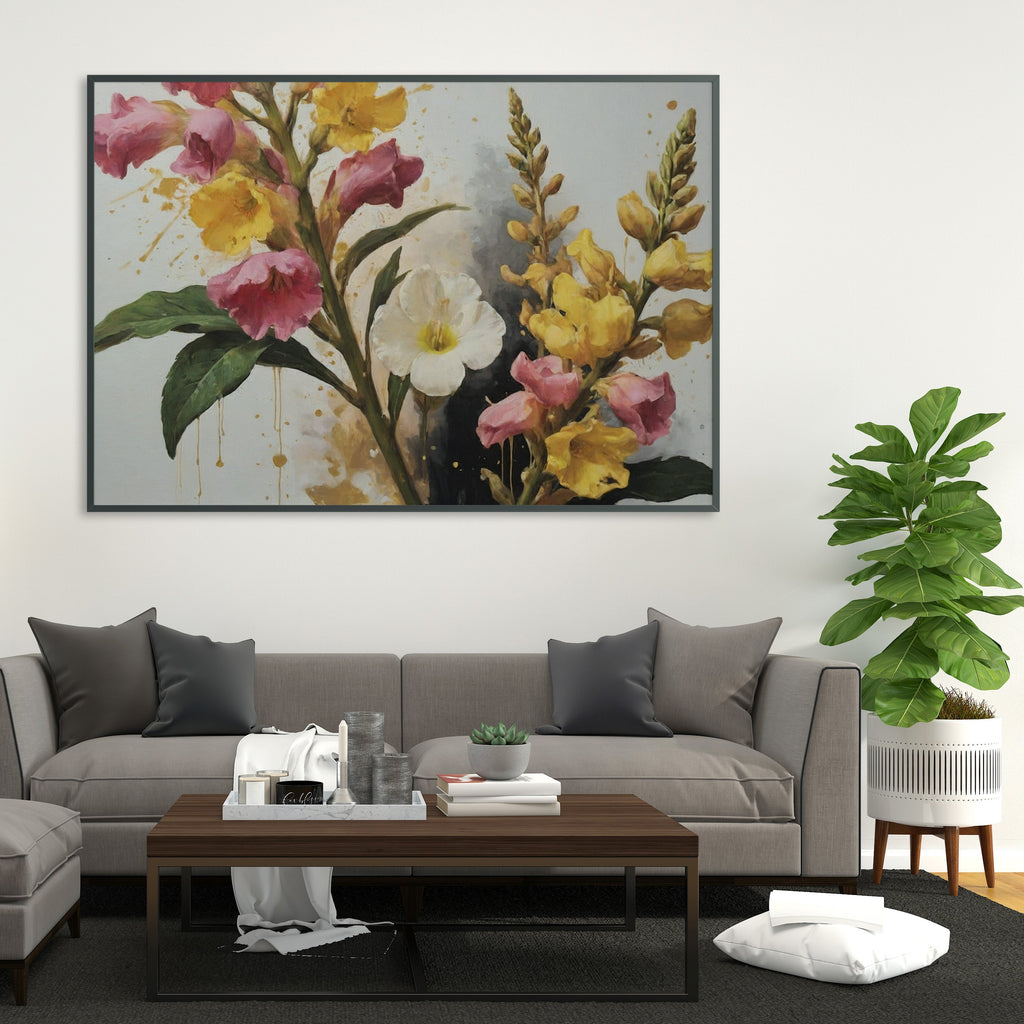 carteles decorativos - Arte Floral Abstrata