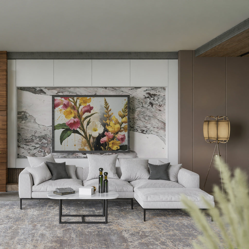 carteles decorativos - Arte Floral Abstrata