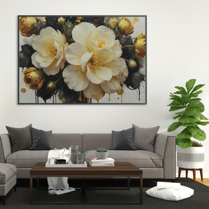 quadros para quarto - Arte Floral Abstrata