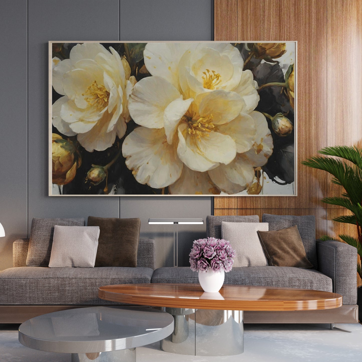 quadros para quarto - Arte Floral Abstrata