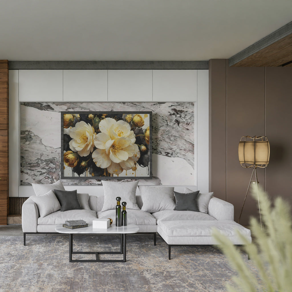 cuadros para cuarto - Arte Floral Abstrata