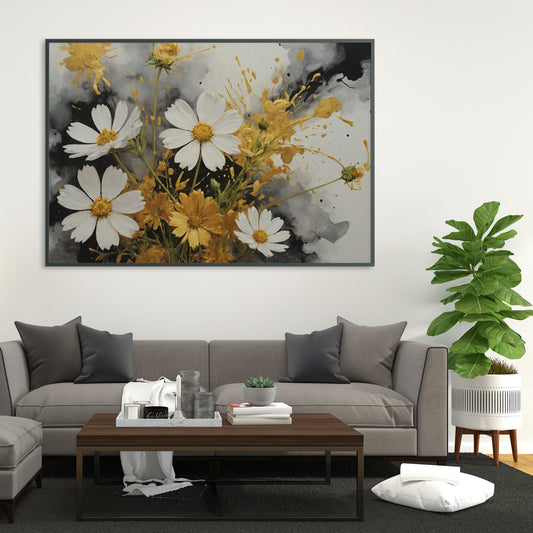 decoração de parede - Arte Floral Abstrata