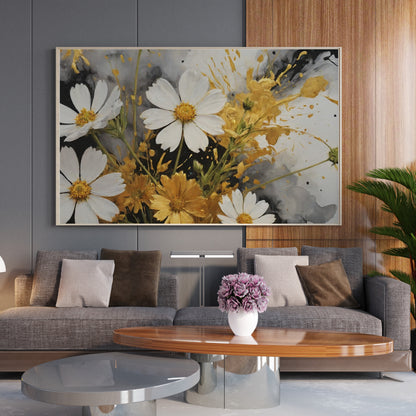 decoração de parede - Arte Floral Abstrata