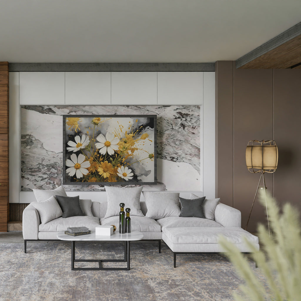 decoración de pared - Arte Floral Abstrata