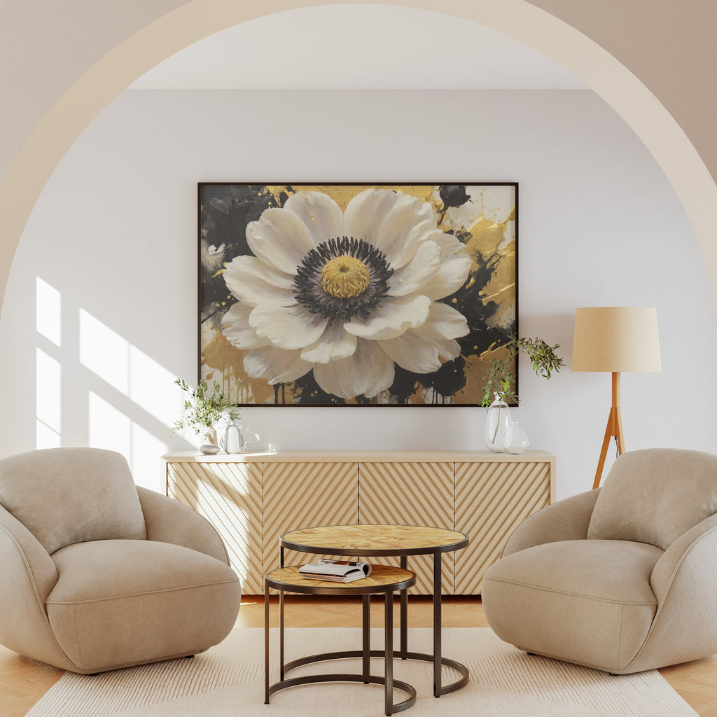 arte en lienzo - Arte Floral Abstrata