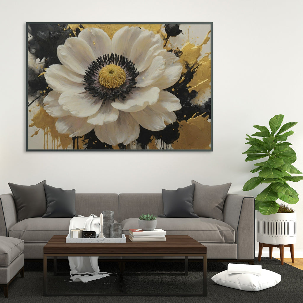 arte en lienzo - Arte Floral Abstrata