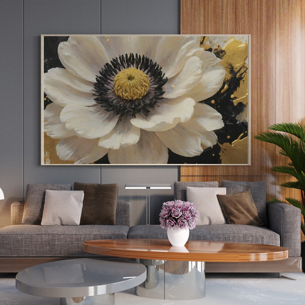 arte en lienzo - Arte Floral Abstrata